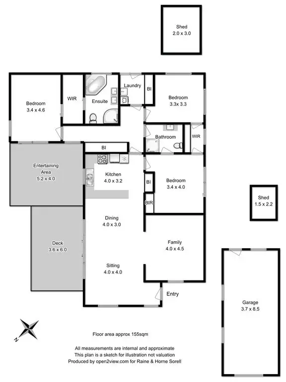 Floorplan of Homely house listing, 30 First Avenue, Dodges Ferry TAS 7173