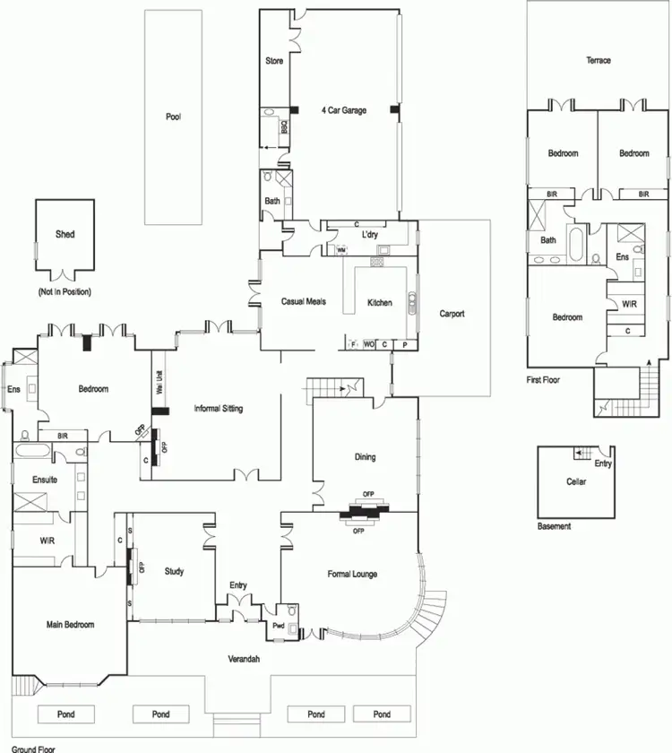 Floorplan of Homely house listing, 12 Lansell rd, Toorak VIC 3142