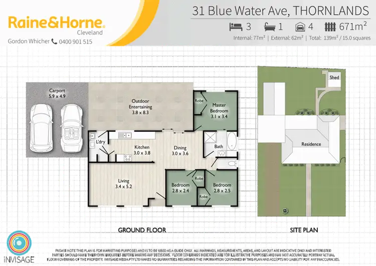 Floorplan of Homely house listing, 31 Blue Water Avenue, Thornlands QLD 4164