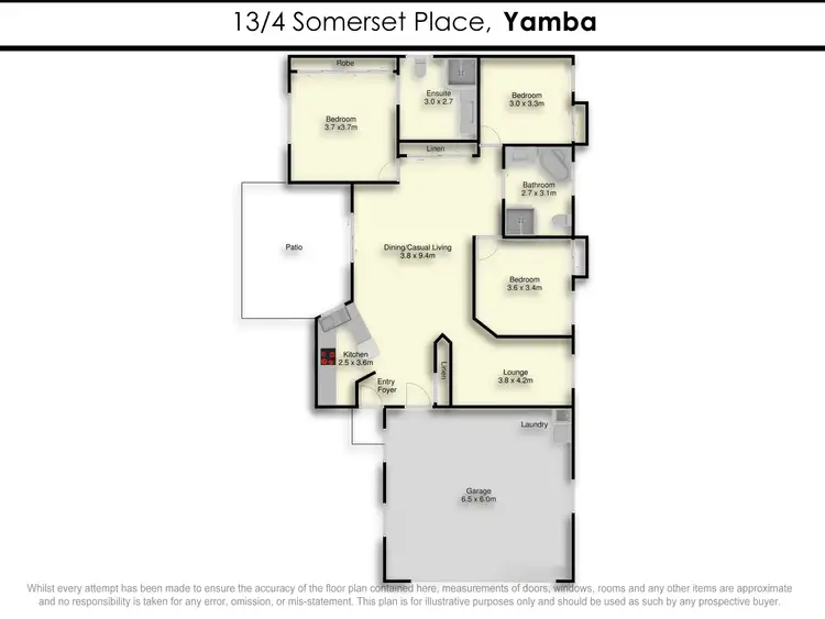 Floorplan of Homely house listing, 13, 4 Somerset Place, Yamba NSW 2464
