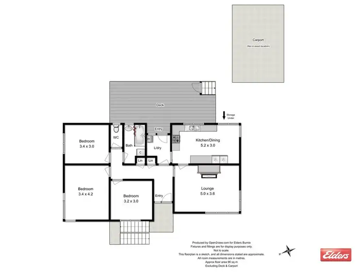 Floorplan of Homely house listing, 1 Ogden Street, Acton TAS 7320