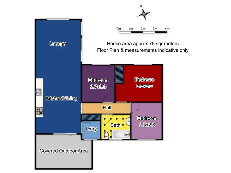 Floorplan of Homely unit listing, 10/10 Franklin Road, Orange NSW 2800