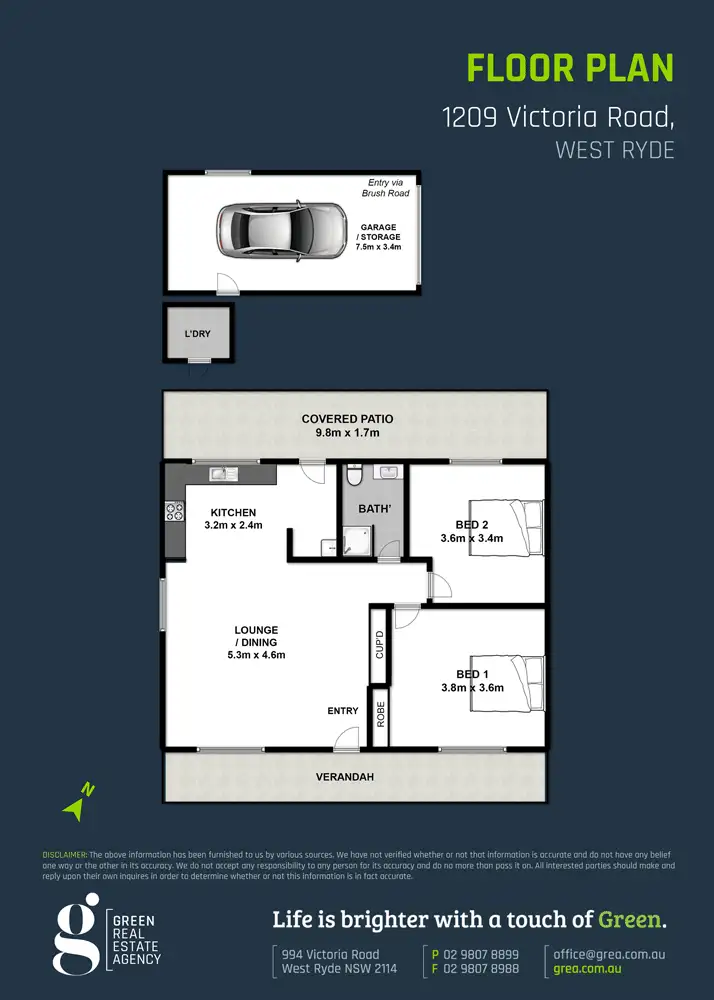 Floorplan of Homely house listing, 1209 Victoria Road, West Ryde NSW 2114