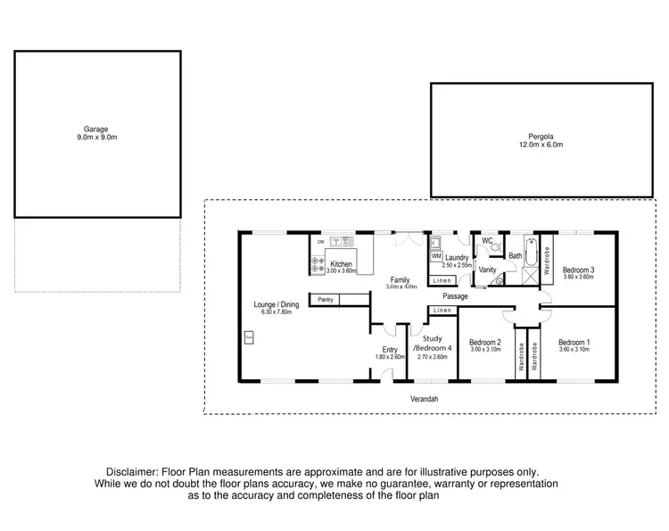 Floorplan of Homely house listing, 21473 Riddoch Highway, Moorak SA 5291