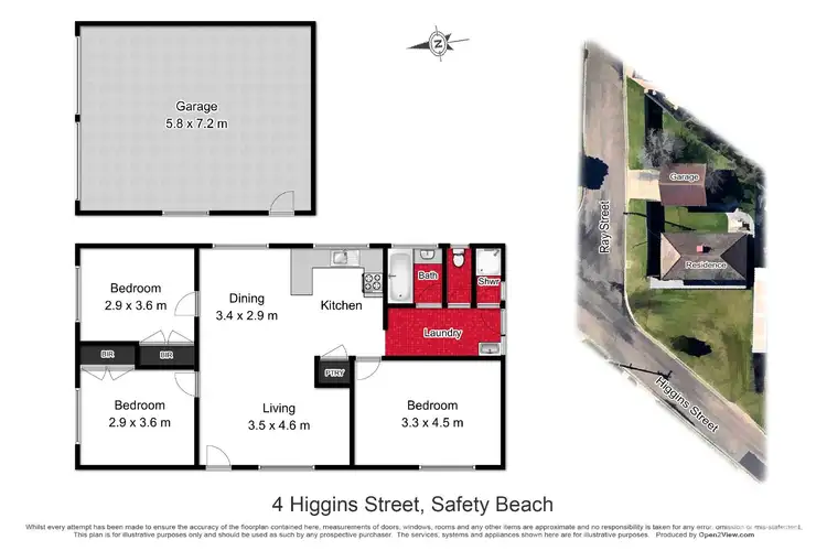 Floorplan of Homely house listing, 4 Higgins Street, Safety Beach VIC 3936