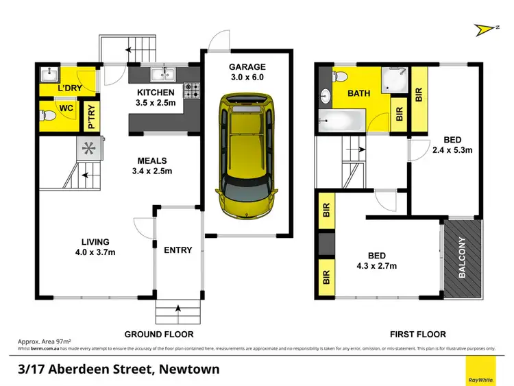 Floorplan of Homely unit listing, 3/17 Aberdeen Street, Newtown VIC 3220
