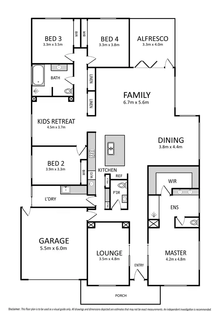 Floorplan of Homely house listing, 10 Rothesay Avenue, Derrimut VIC 3030