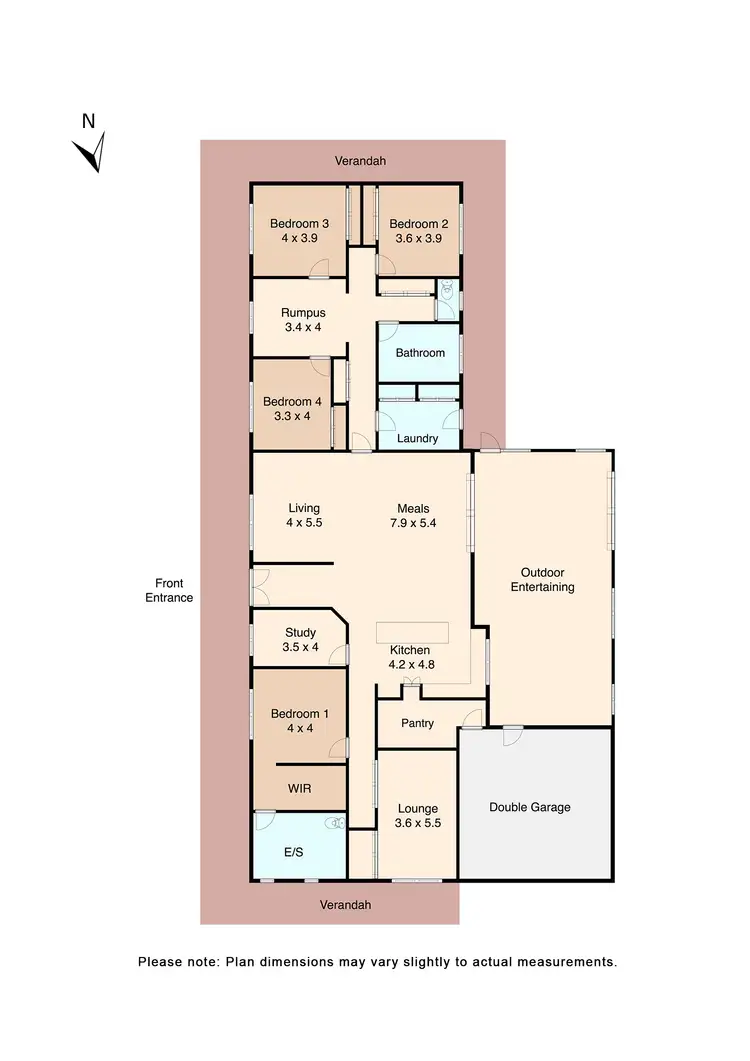 Floorplan of Homely house listing, 364 Wilsons Road, Haddon VIC 3351