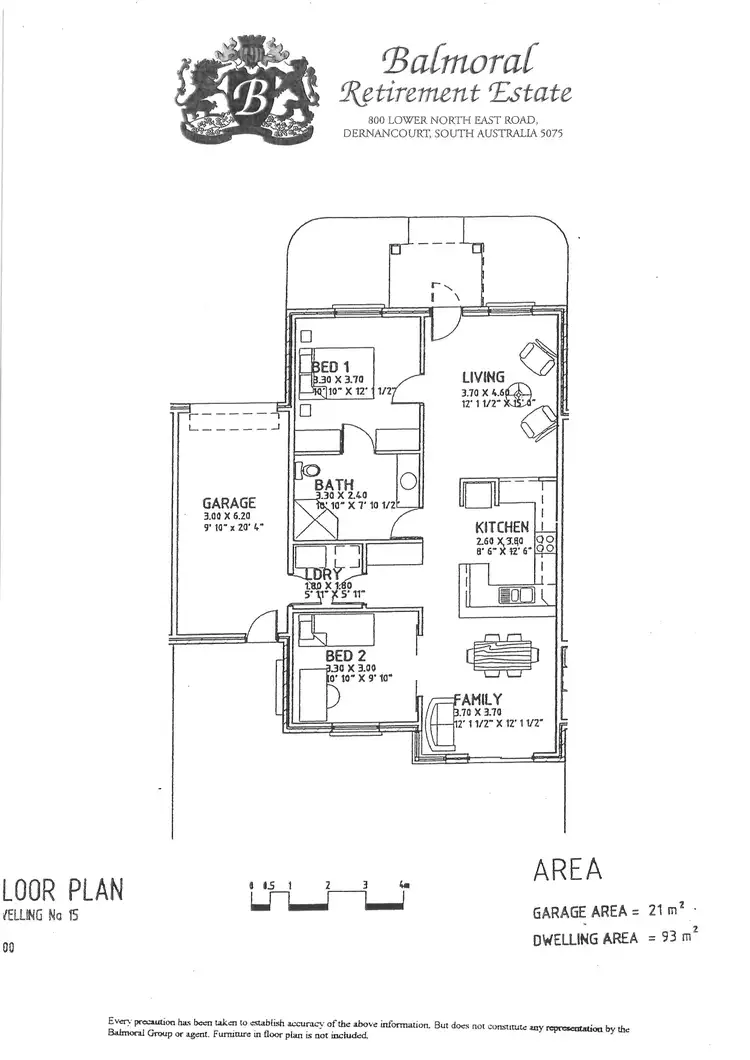 Floorplan of Homely house listing, 15/800 Lower North East Road, Dernancourt SA 5075