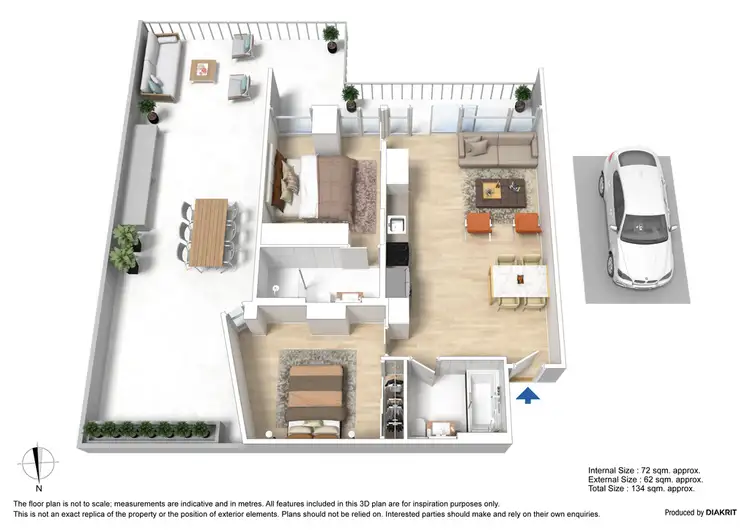 Floorplan of Homely apartment listing, 904/152 Sturt Street, Southbank VIC 3006