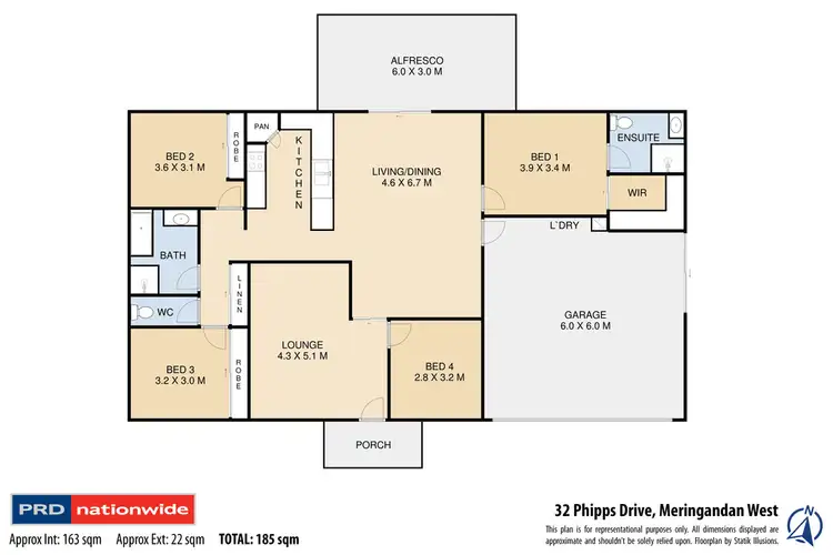 Floorplan of Homely house listing, 32 Phipps Drive, Meringandan West QLD 4352