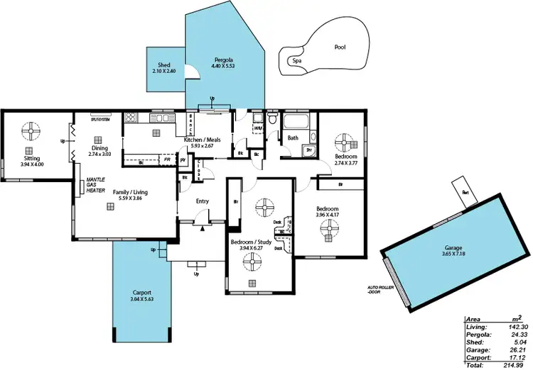 Floorplan of Homely house listing, 866 Marion Road, Marion SA 5043
