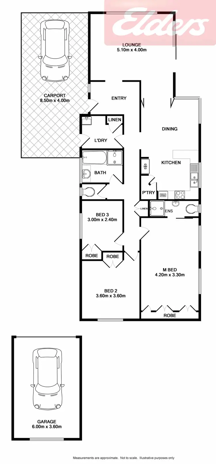 Floorplan of Homely house listing, 425 Duffy Crescent, North Albury NSW 2640