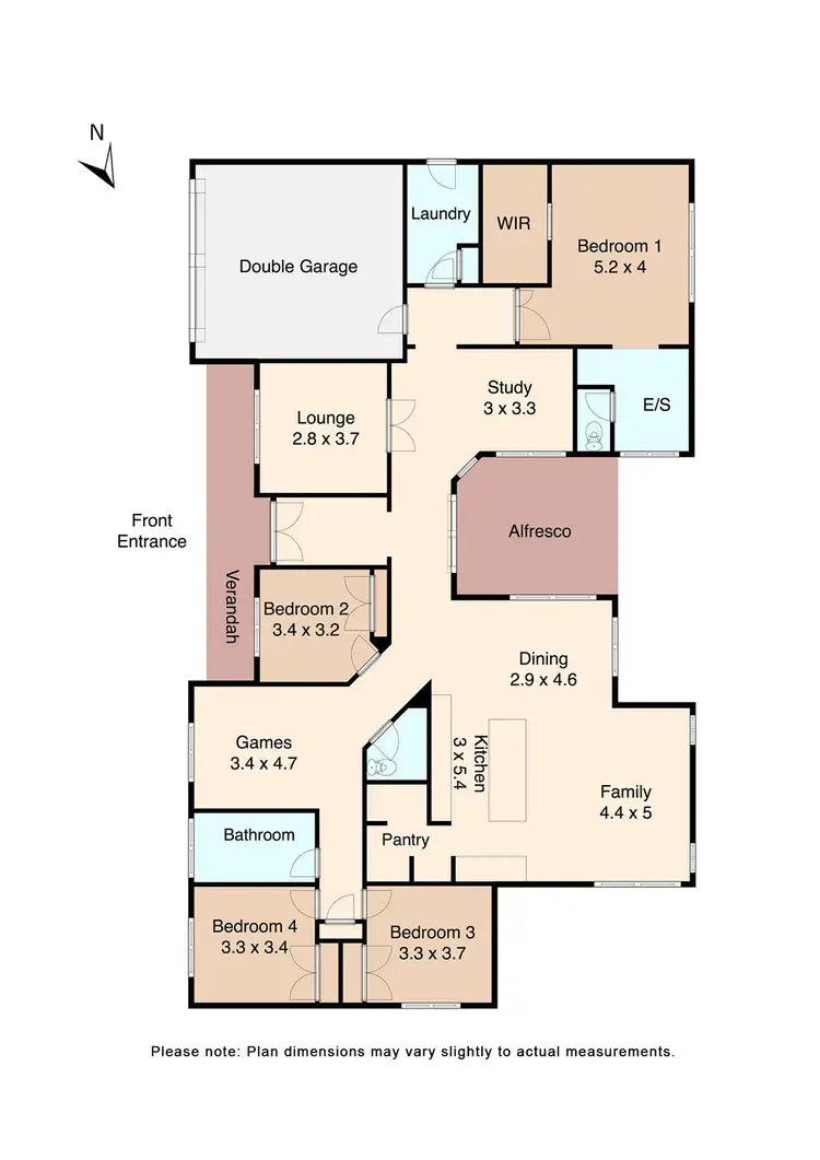 Floorplan of Homely house listing, 48 Main Street, Gordon VIC 3345