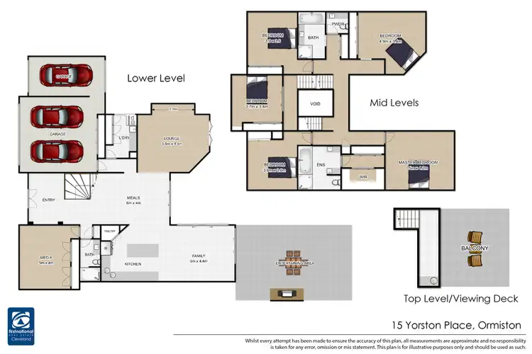Floorplan of Homely house listing, 15 Yorston Place, Ormiston QLD 4160