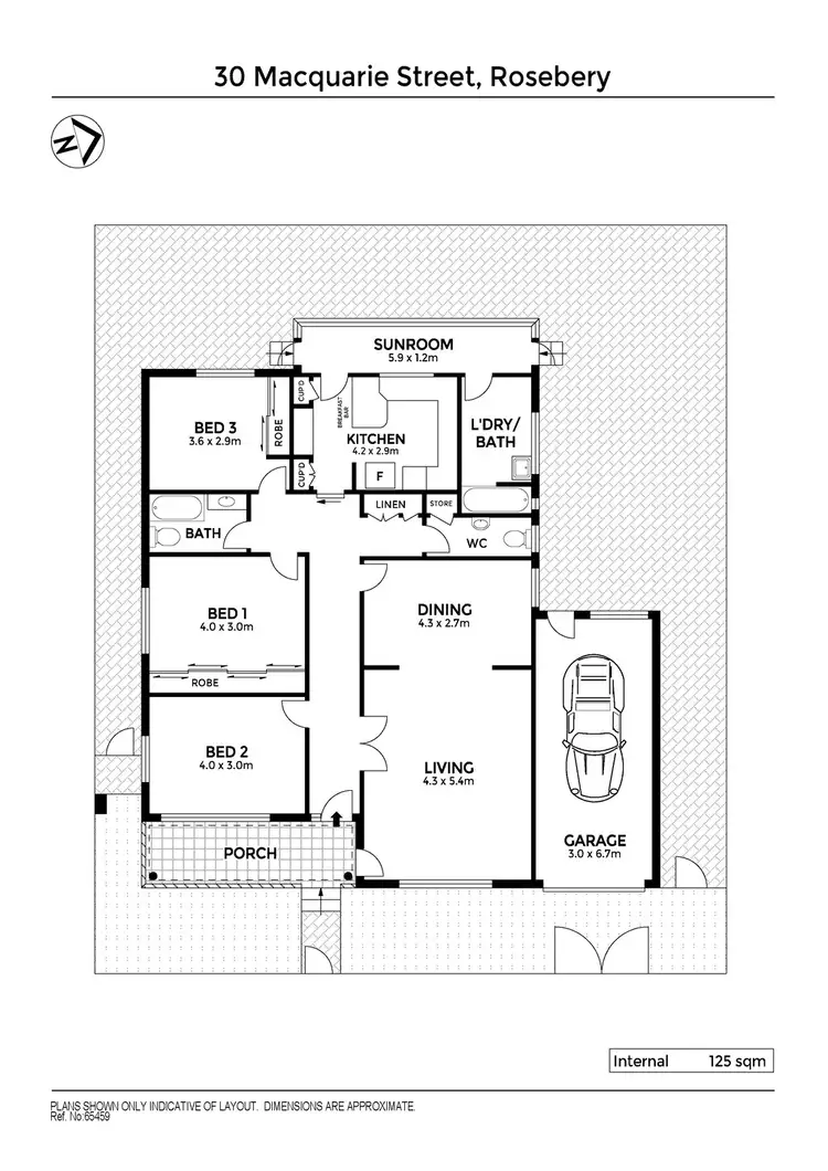 Floorplan of Homely house listing, 30 Macquarie Street, Rosebery NSW 2018