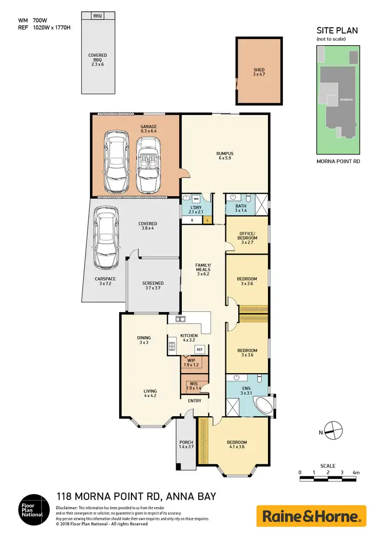 Floorplan of Homely house listing, 118 Morna Point Road, Anna Bay NSW 2316