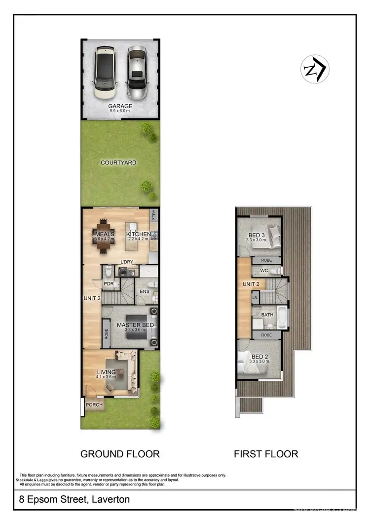 Floorplan of Homely house listing, 8 Epsom Street, Laverton VIC 3028