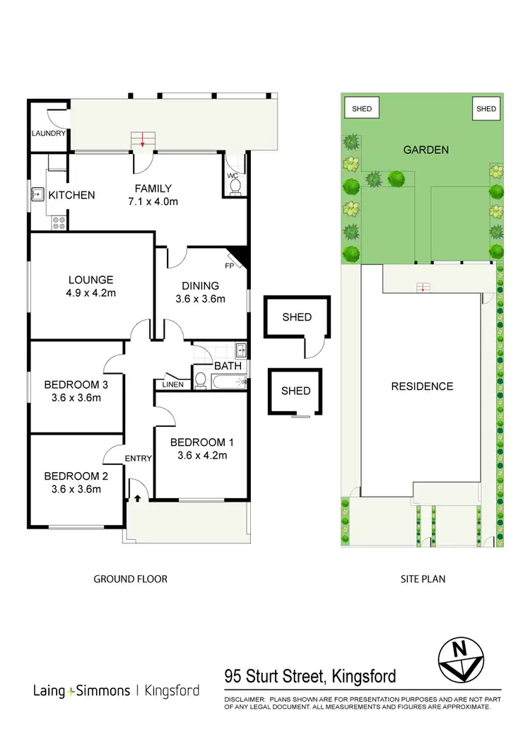 Floorplan of Homely house listing, 95 Sturt Street, Kingsford NSW 2032