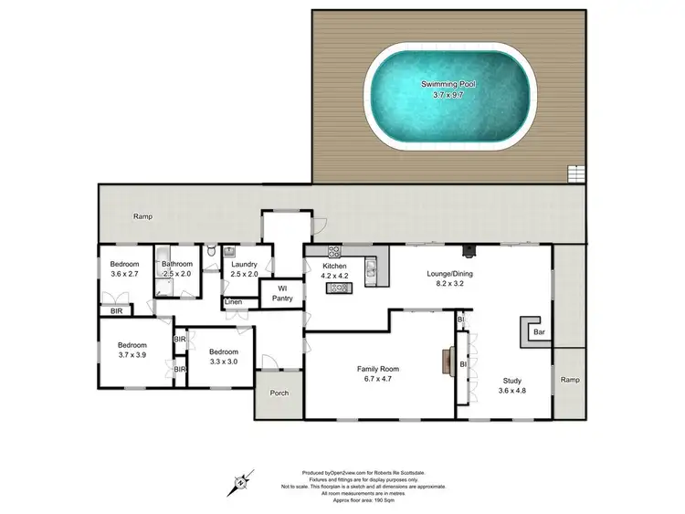 Floorplan of Homely rural property listing, 193 Pennells Road, Scottsdale TAS 7260