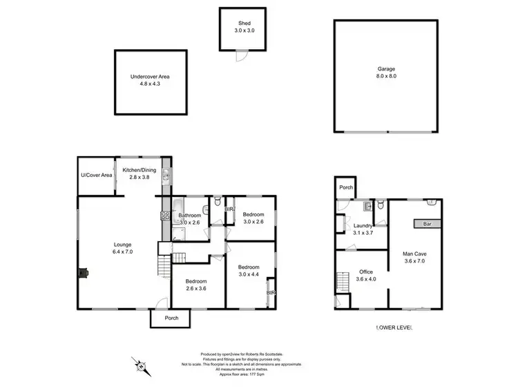 Floorplan of Homely house listing, 137 George Street, Scottsdale TAS 7260