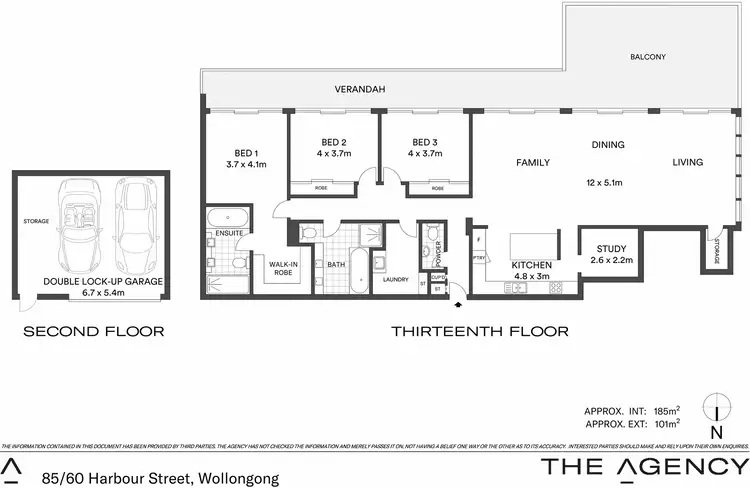 Floorplan of Homely apartment listing, 85/60-62 Harbour Street, Wollongong NSW 2500