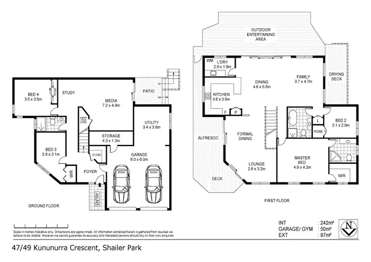 Floorplan of Homely house listing, 47-49 Kununurra Crescent, Shailer Park QLD 4128