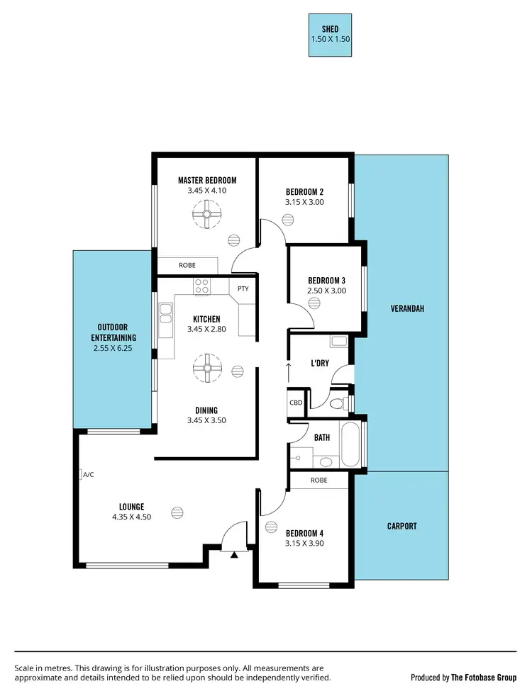Floorplan of Homely house listing, 104 Reynell Road, Woodcroft SA 5162