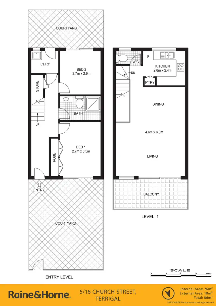 Floorplan of Homely townhouse listing, 5/16 Church Street, Terrigal NSW 2260