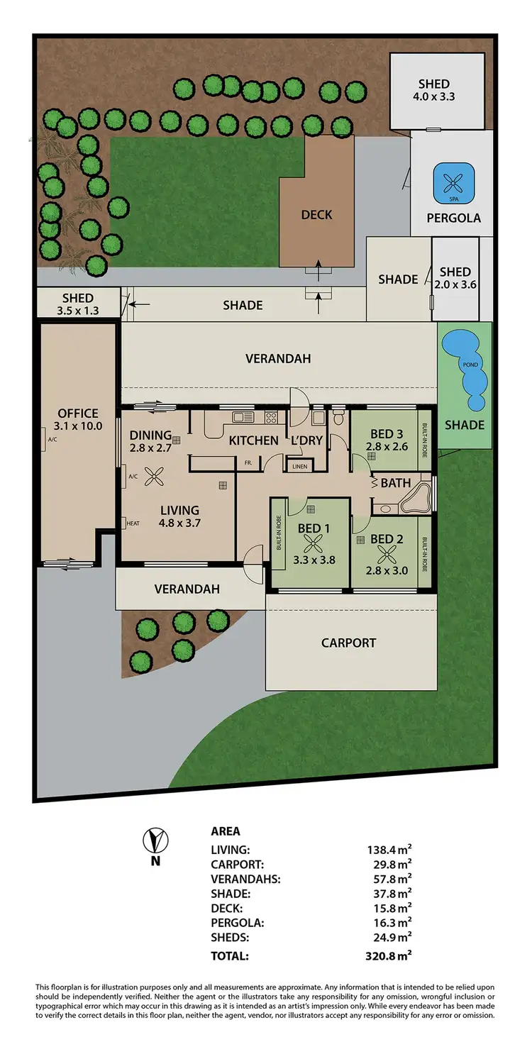 Floorplan of Homely house listing, 5 Phillips Avenue, Para Hills SA 5096