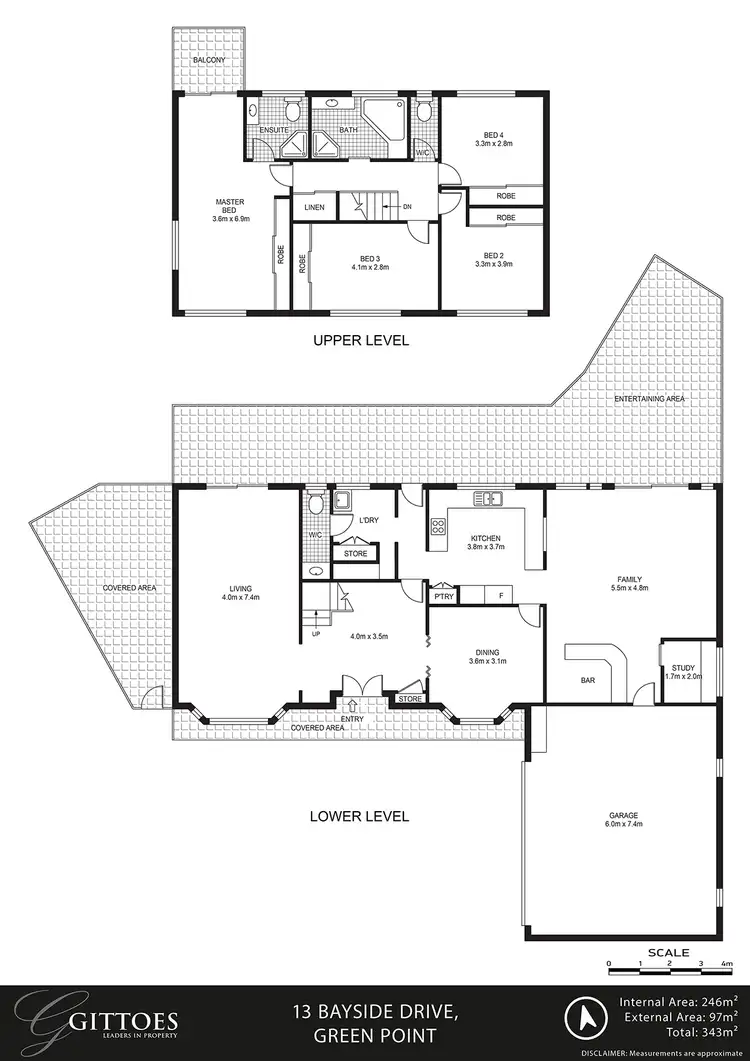 Floorplan of Homely house listing, 13 Bayside Drive, Green Point NSW 2251