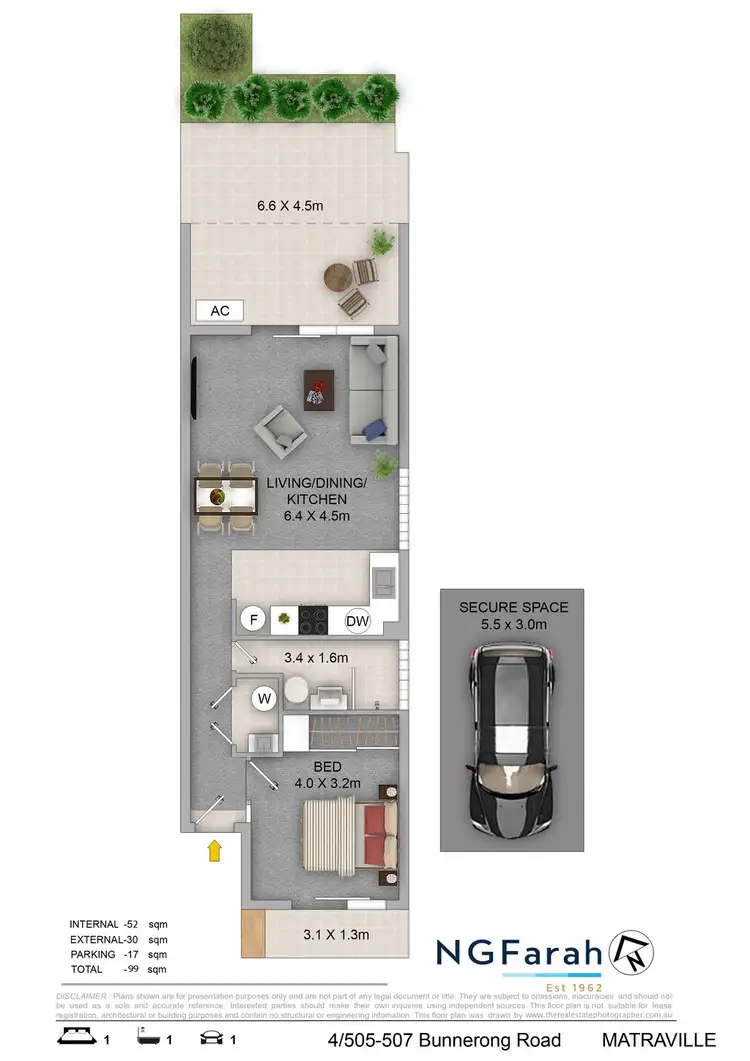 Floorplan of Homely apartment listing, 4/505-507 Bunnerong Road, Matraville NSW 2036