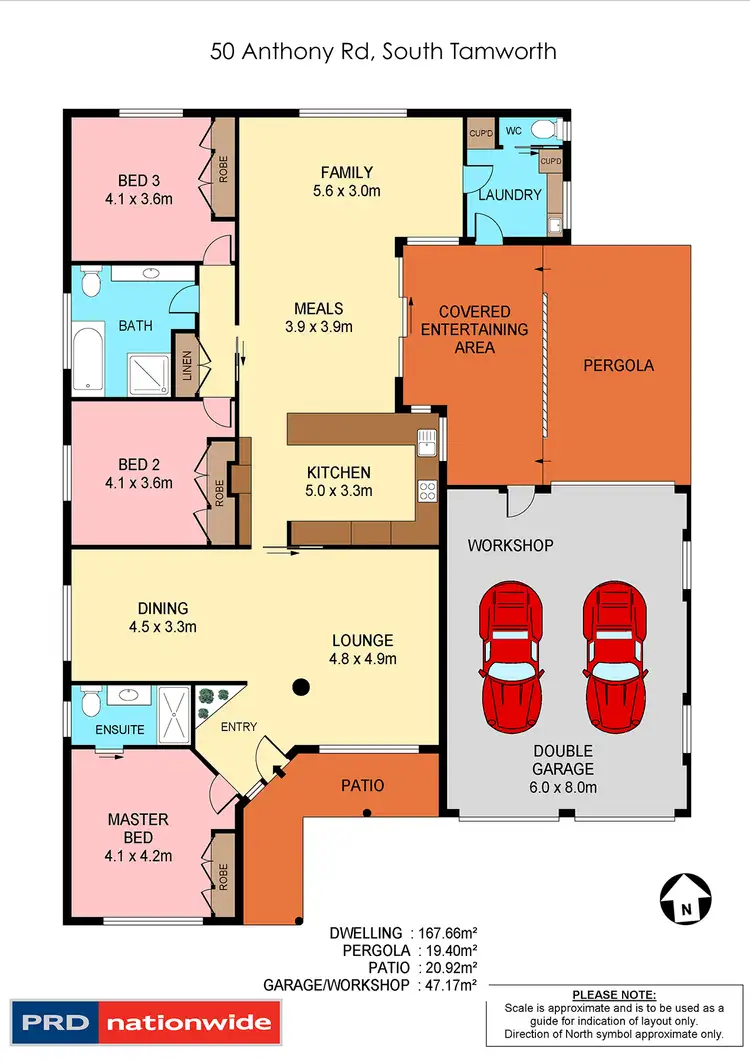 Floorplan of Homely house listing, 50 Anthony Road, Tamworth NSW 2340