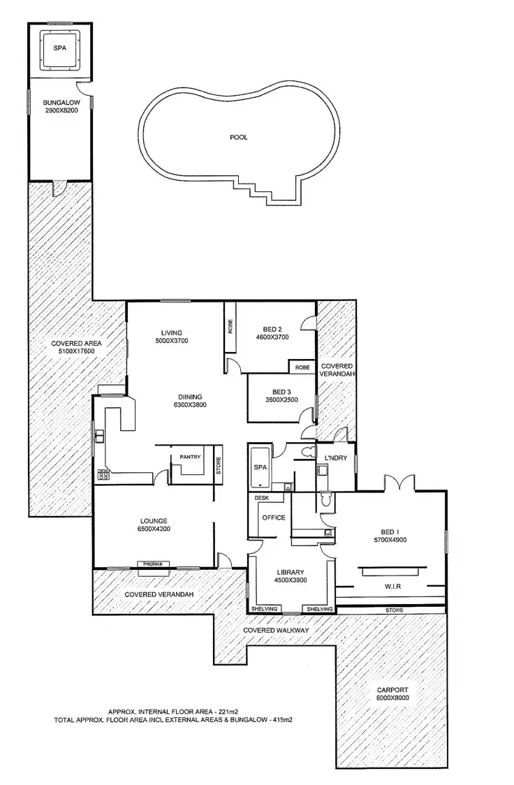 Floorplan of Homely house listing, 13 Jancy Court, Samford Valley QLD 4520