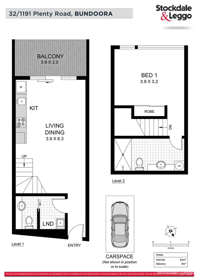 Floorplan of Homely apartment listing, 32/1191 Plenty Road, Bundoora VIC 3083