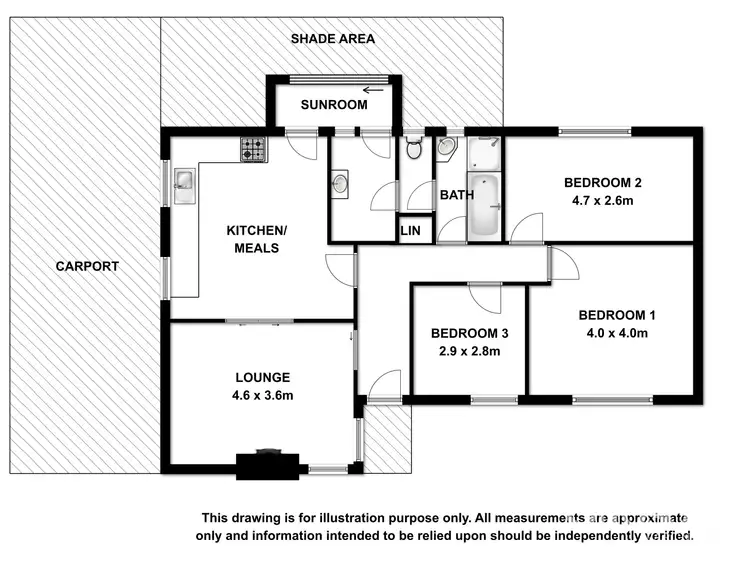 Floorplan of Homely house listing, 11 Cameron Street, Penola SA 5277