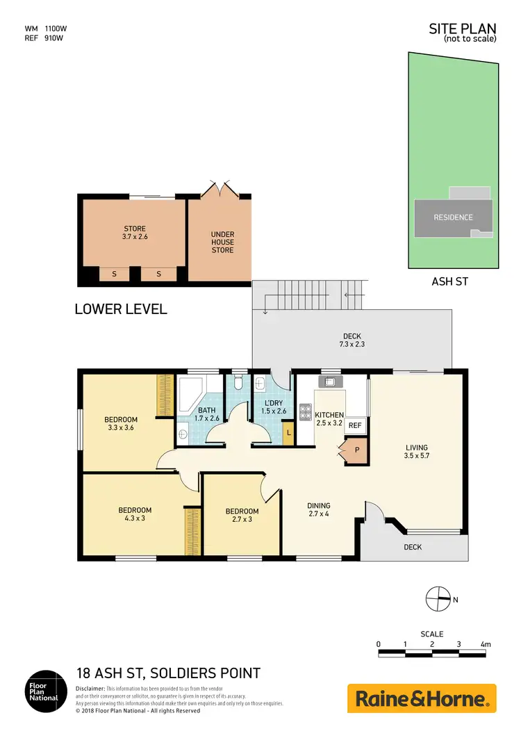 Floorplan of Homely house listing, 18 Ash Street, Soldiers Point NSW 2317