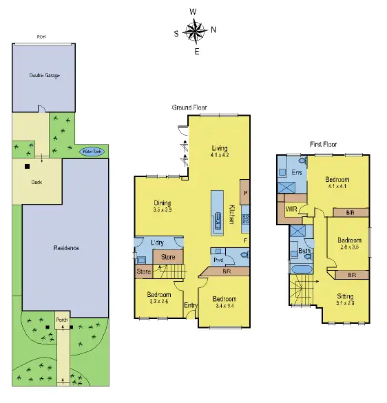 Floorplan of Homely unit listing, 252A Millers Road, Altona North VIC 3025
