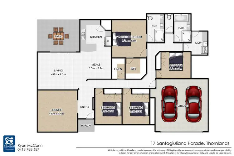 Floorplan of Homely house listing, 17 Santagiuliana Parade, Thornlands QLD 4164