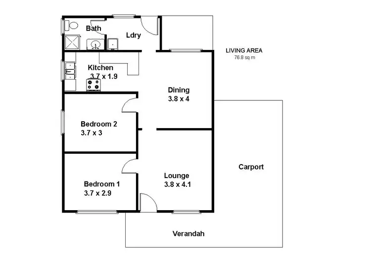 Floorplan of Homely house listing, 31 Hughes Avenue, Paringa SA 5340