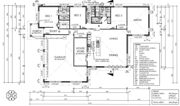 Floorplan of Homely house listing, 6 ASHLEE DRIVE, Warrnambool VIC 3280
