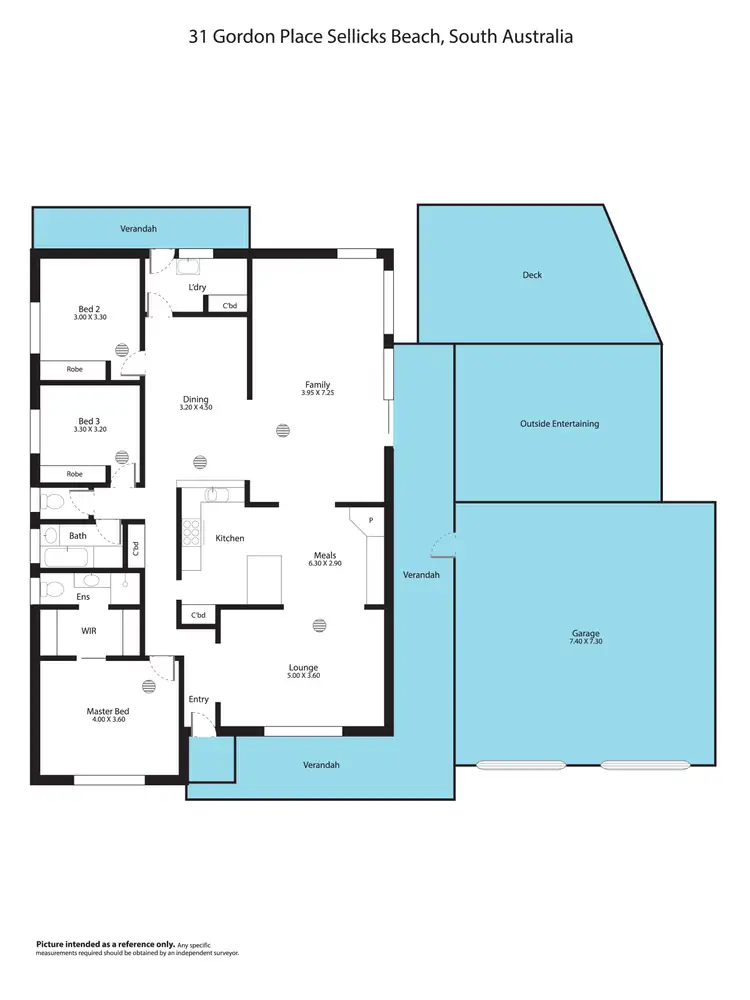 Floorplan of Homely house listing, 31 Gordon Place, Sellicks Beach SA 5174