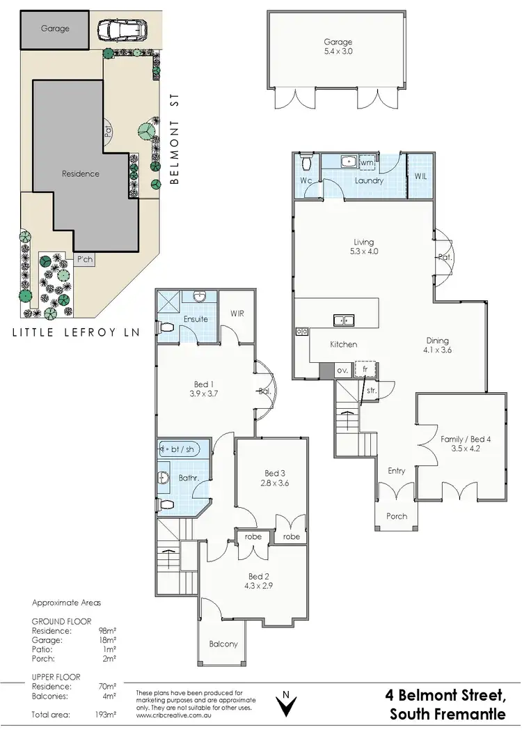 Floorplan of Homely house listing, 4 Belmont Street, South Fremantle WA 6162