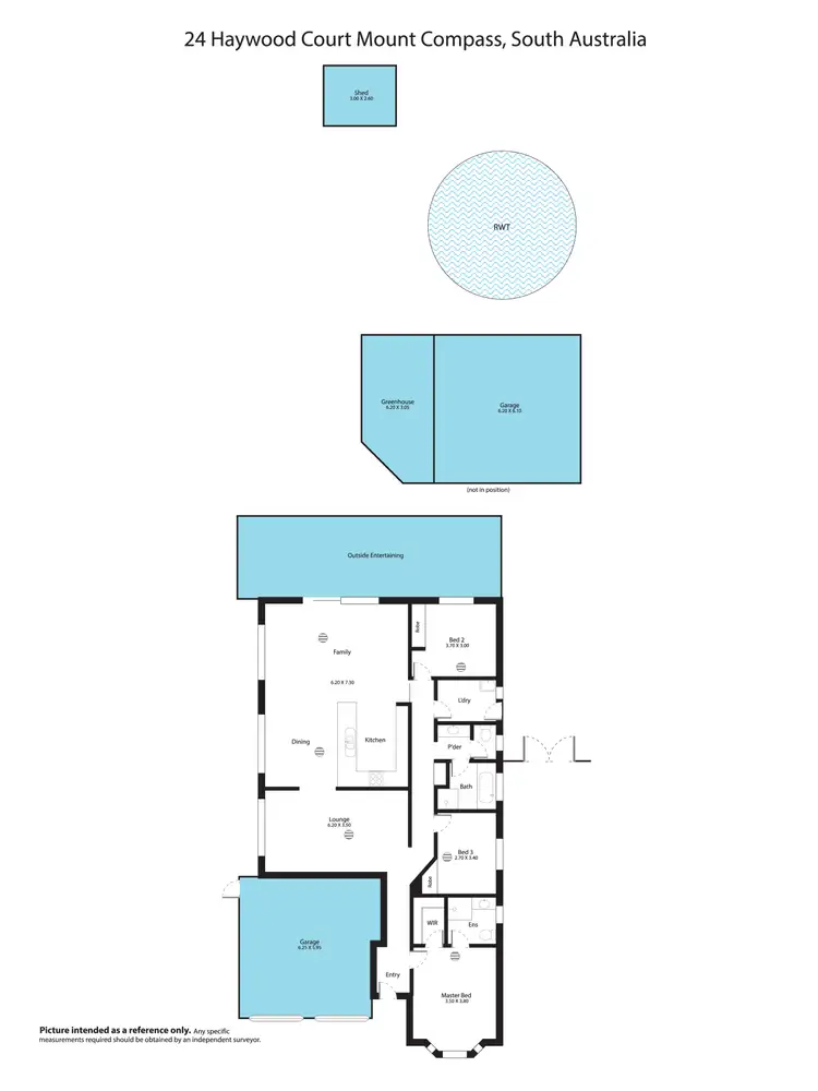 Floorplan of Homely house listing, 24 Haywood Court, Mount Compass SA 5210