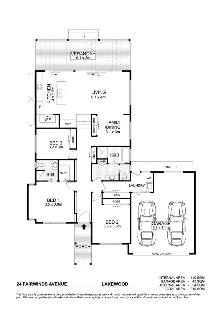 Floorplan of Homely house listing, 24 Fairwinds Avenue, Lakewood NSW 2443
