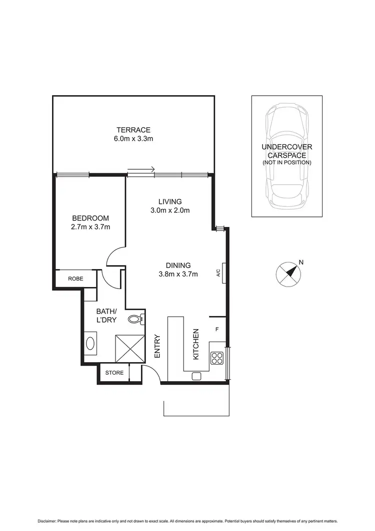 Floorplan of Homely apartment listing, 38a Napier Street, South Melbourne VIC 3205