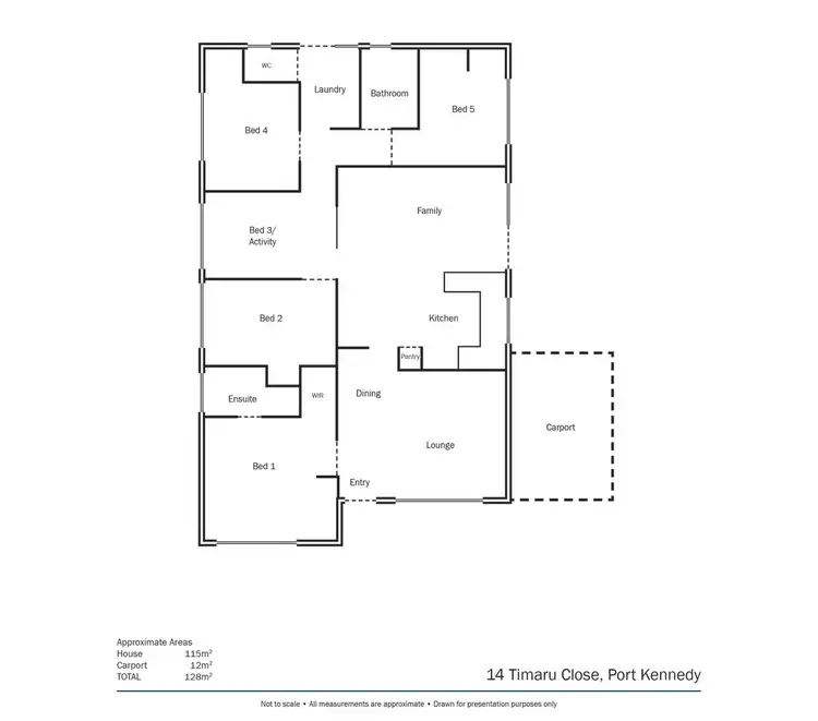 Floorplan of Homely house listing, 14 Timaru Close, Port Kennedy WA 6172