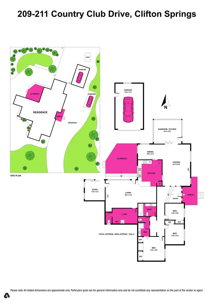 Floorplan of Homely house listing, 209-211 Country Club Drive, Clifton Springs VIC 3222