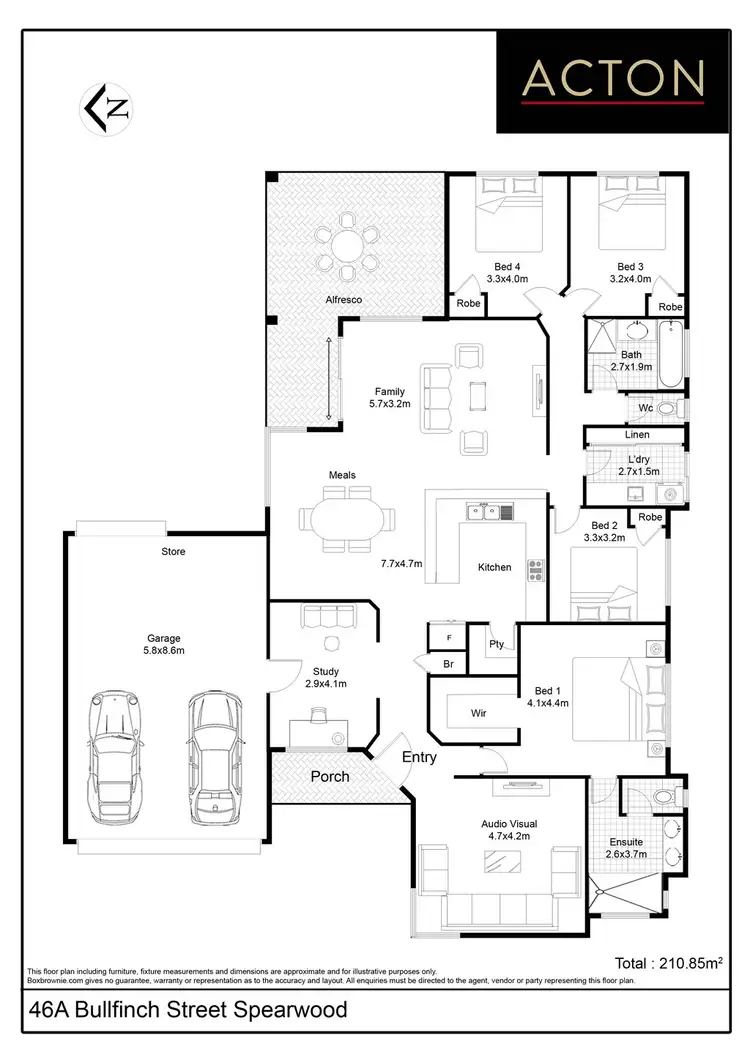 Floorplan of Homely house listing, 46A Bullfinch Street, Spearwood WA 6163