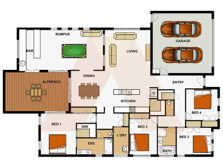 Floorplan of Homely house listing, 16 Watergum Street, Heathwood QLD 4110